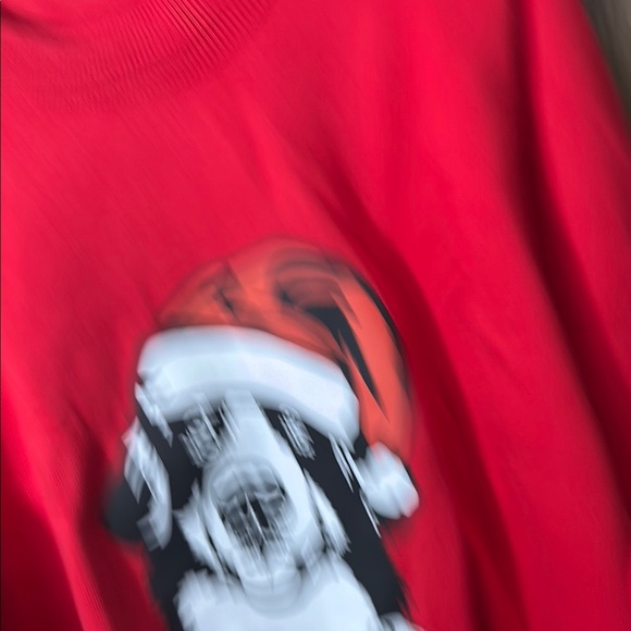 Women’s XL red cotton santa paws Christmas  Sweater - Picture 6 of 15